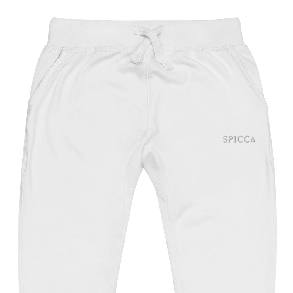 SPICCA Embroidered Unisex fleece sweatpants