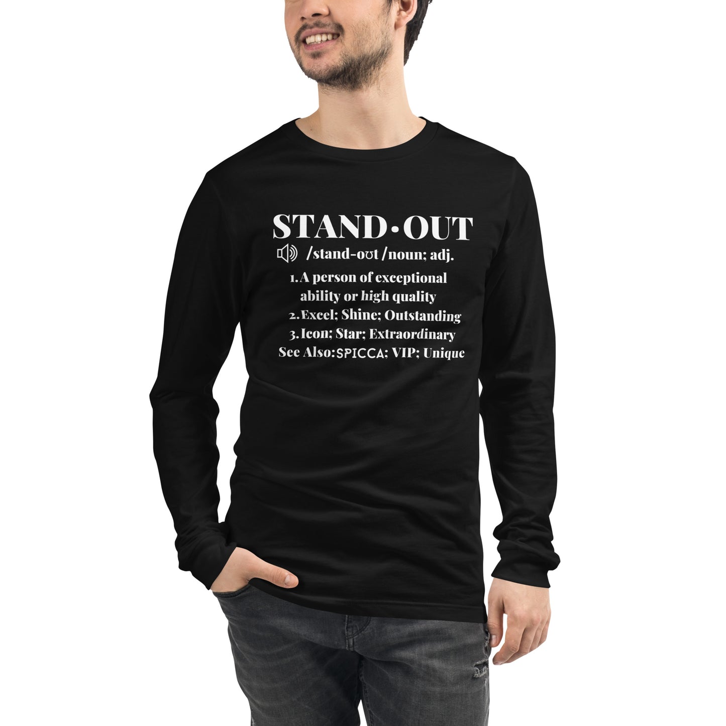 SPICCA STANDOUT Definition Unisex Long Sleeve Tee