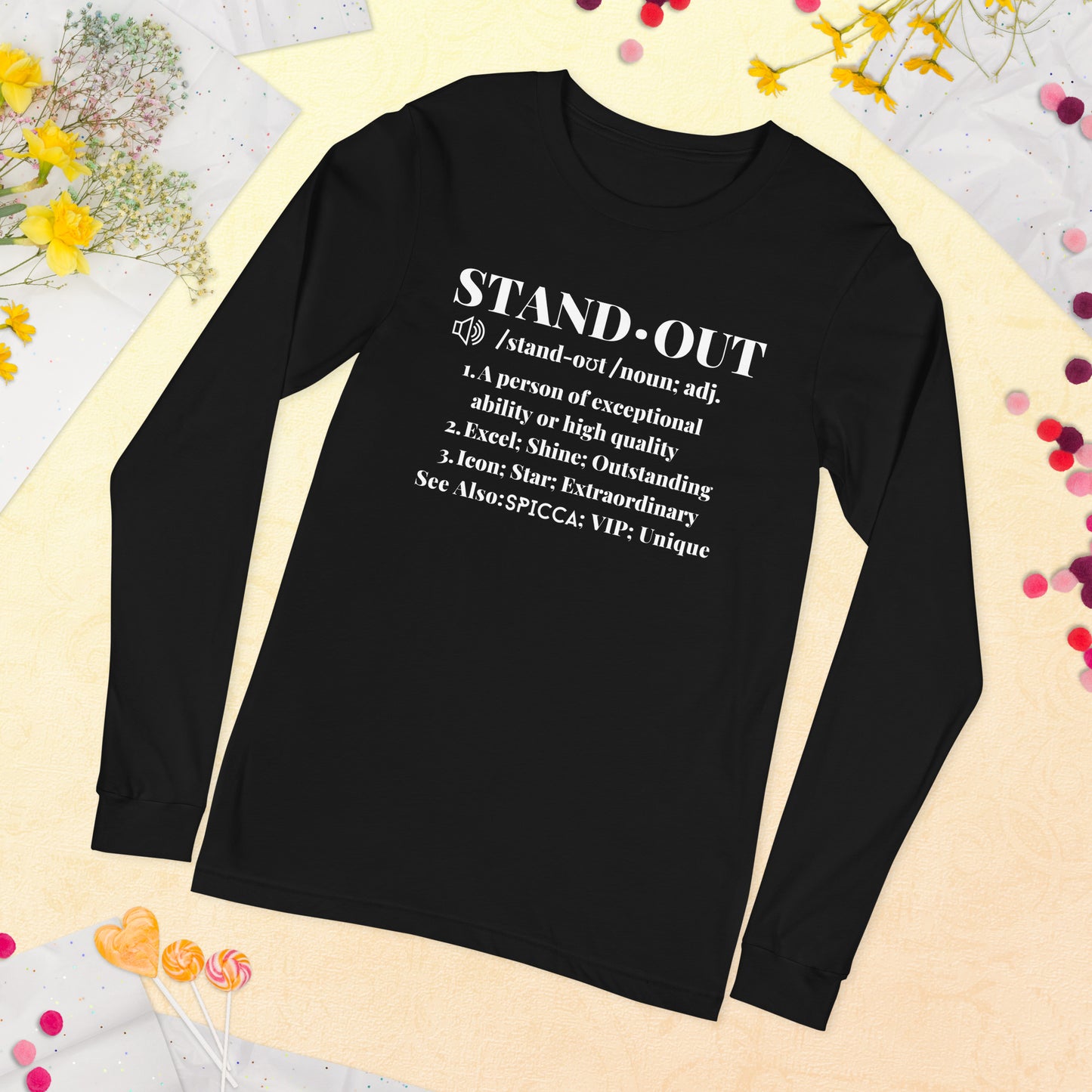 SPICCA STANDOUT Definition Unisex Long Sleeve Tee