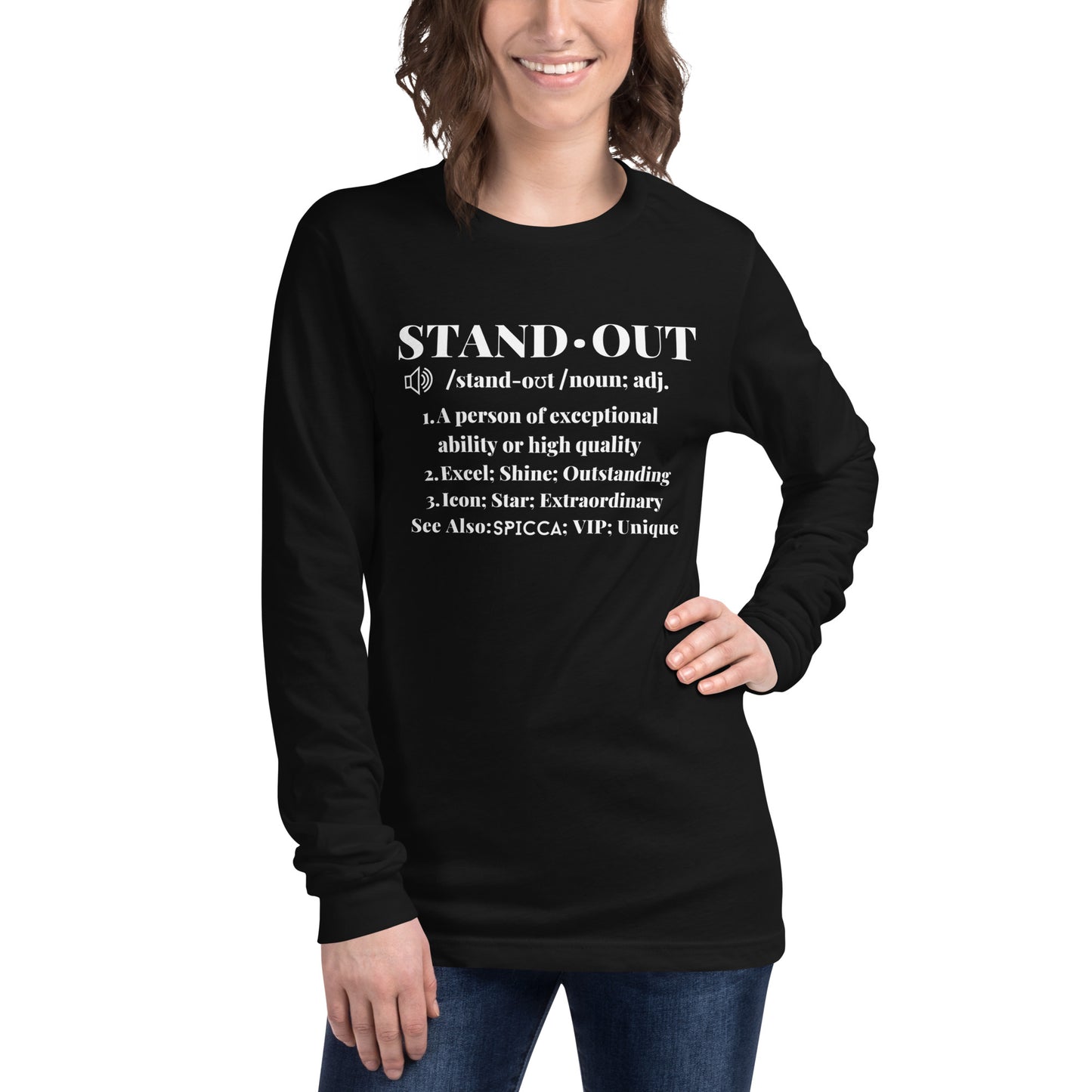 SPICCA STANDOUT Definition Unisex Long Sleeve Tee