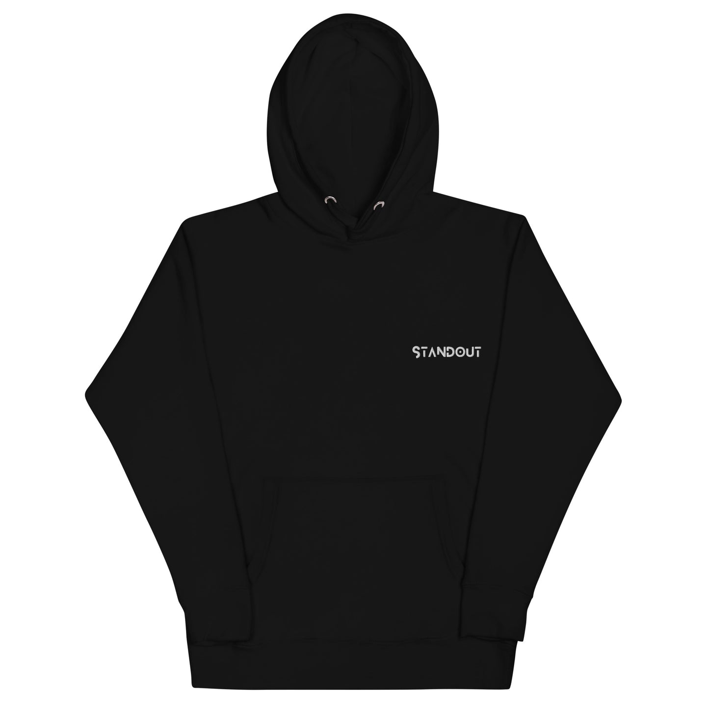 STANDOUT White EMBROIDERED Unisex Hoodie designed by SPICCA