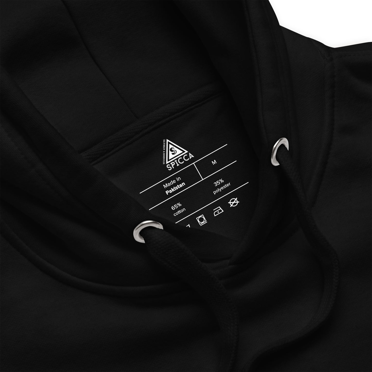 STANDOUT White EMBROIDERED Unisex Hoodie designed by SPICCA