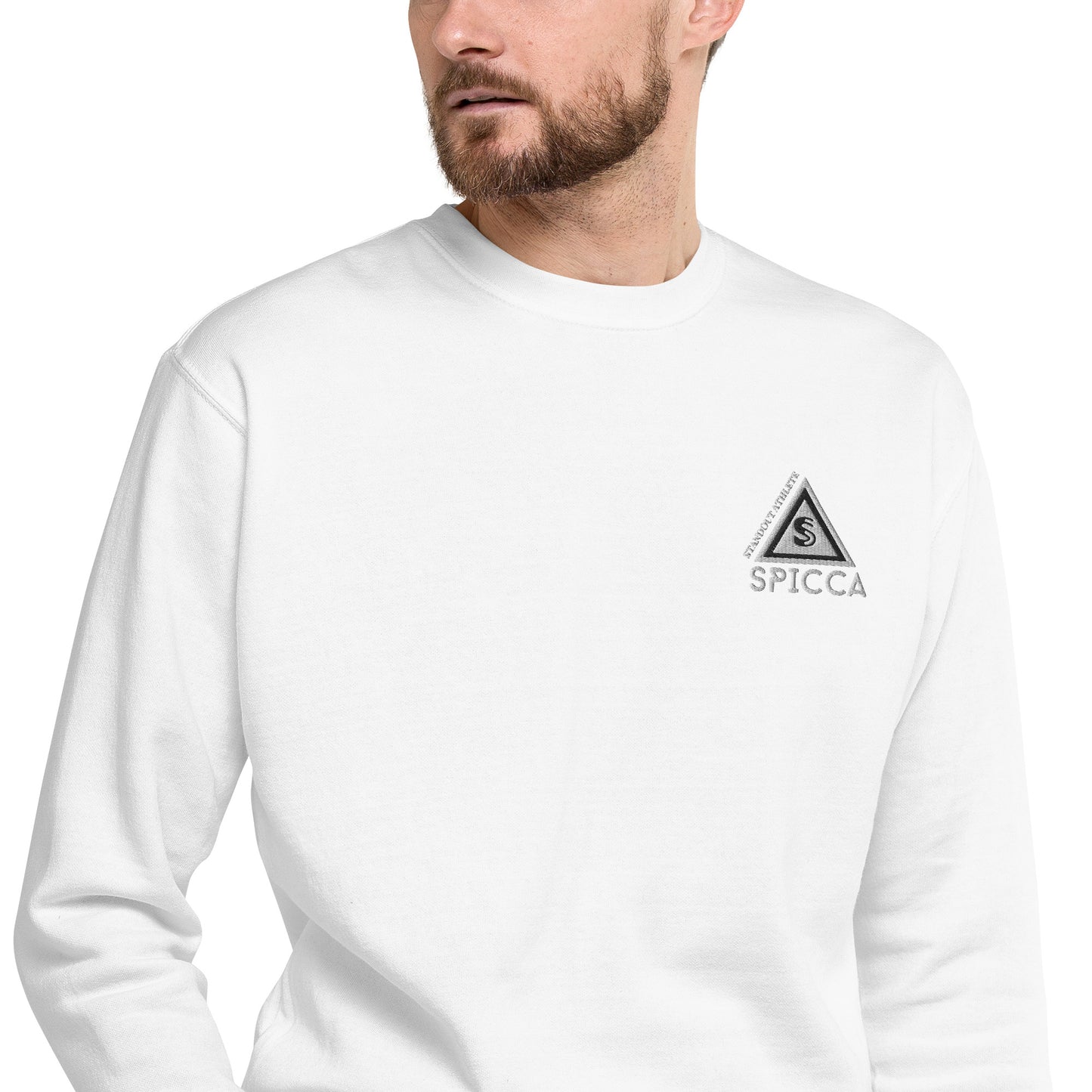 SPICCA STANDOUT ATHLETE Embroidered Logo Unisex Premium Sweatshirt