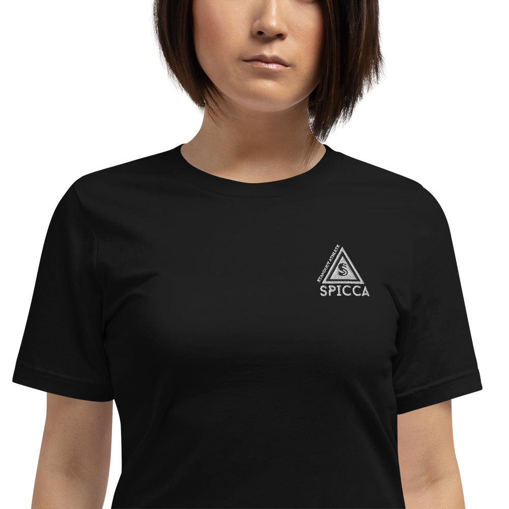 SPICCA STANDOUT ATHLETE LOGO Embroidered Unisex Tee