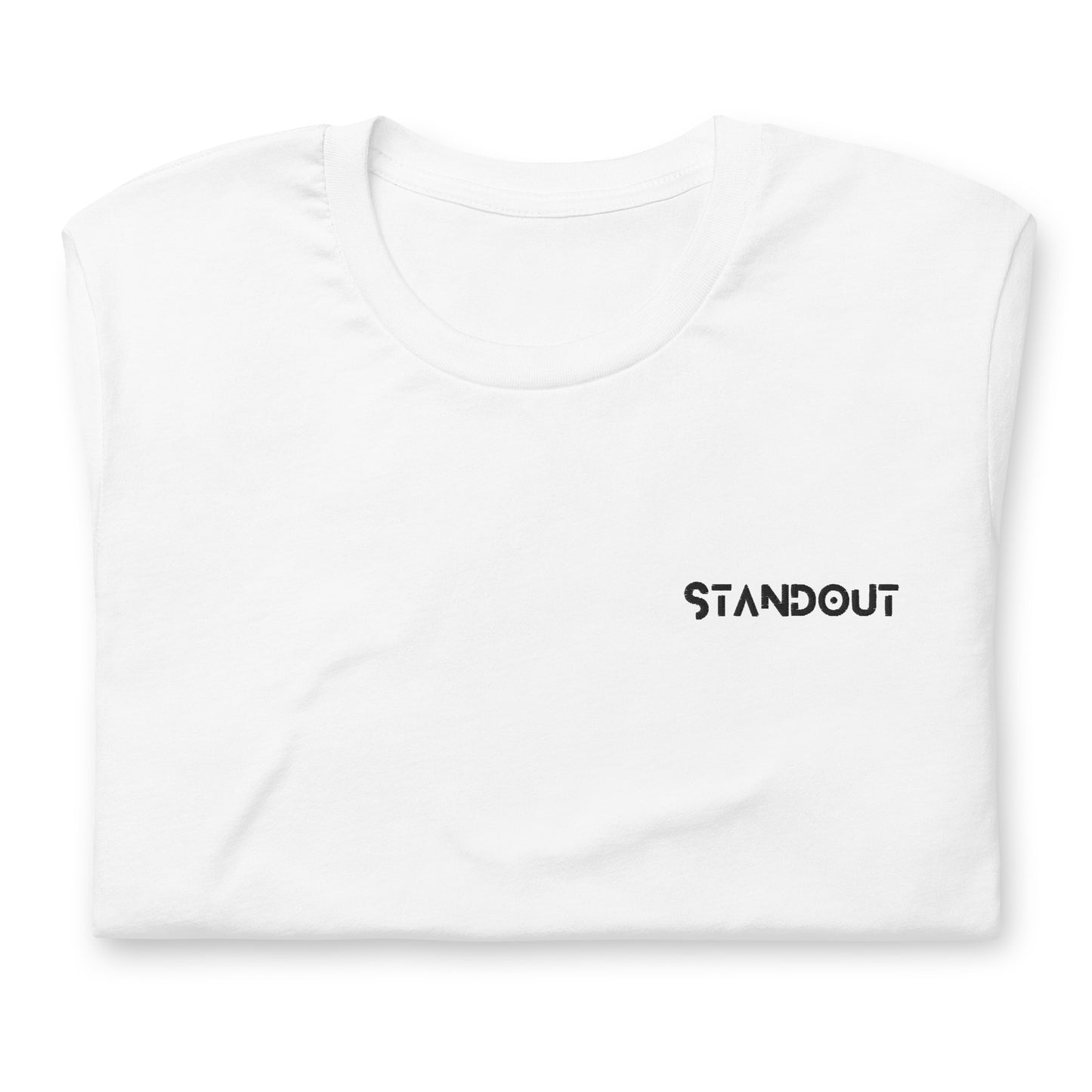 STANDOUT EMBROIDERED Unisex t-shirt designed by SPICCA