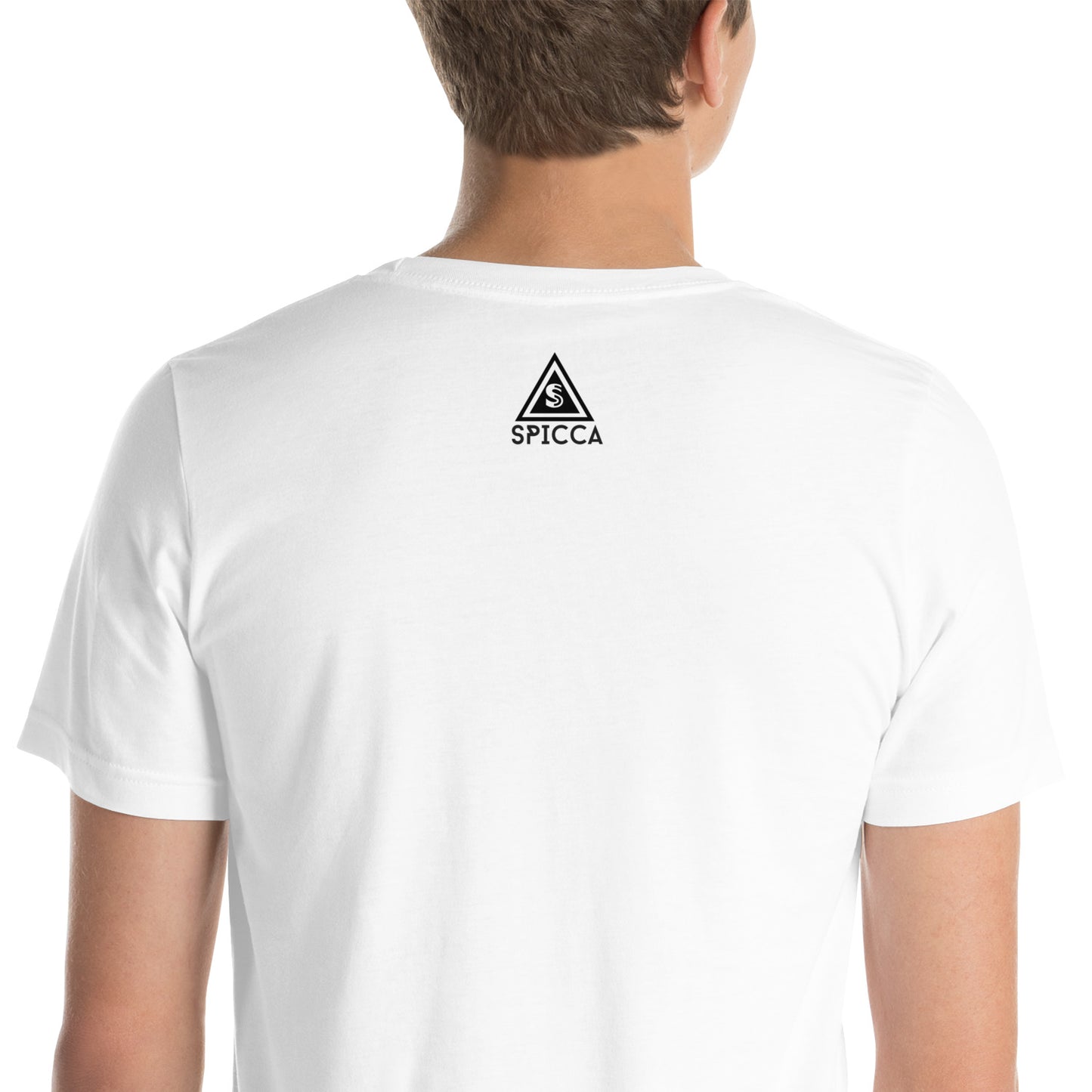 STANDOUT EMBROIDERED Unisex t-shirt designed by SPICCA