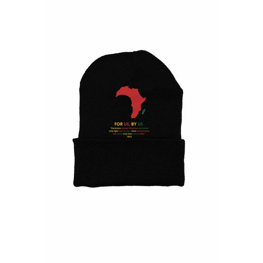 "FOR US BY US" beanie designed by SPICCA