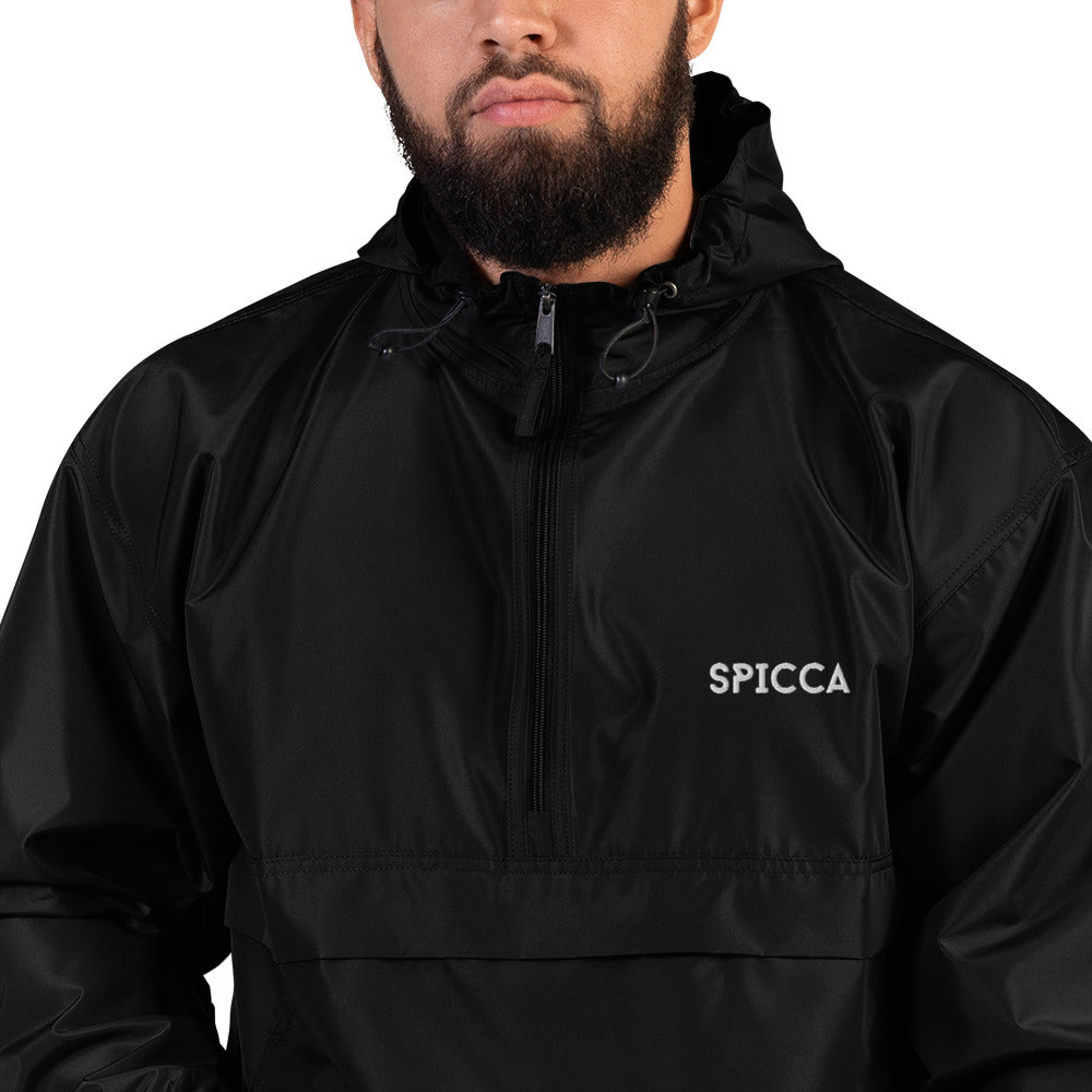 SPICCA Embroidered Champion Packable wind and rain resistant Unisex Jacket