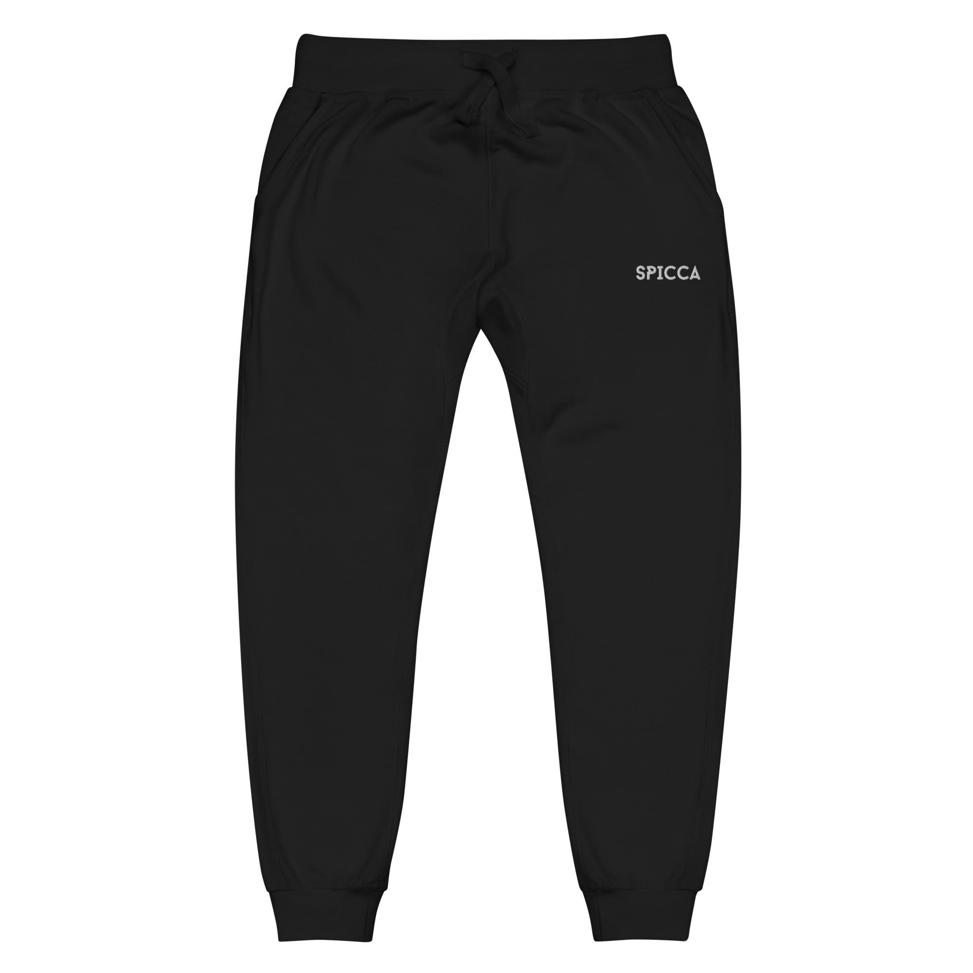 Leg Embroidered Fleece Joggers