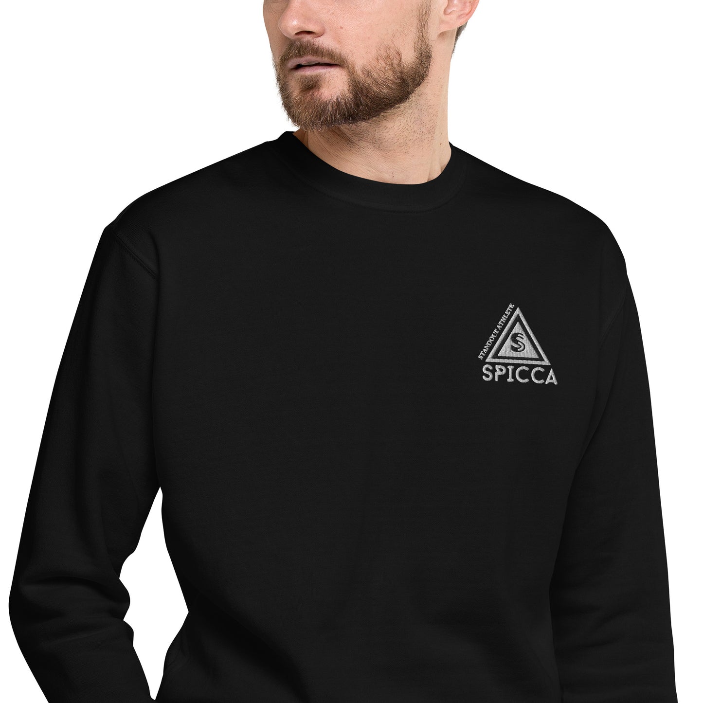 SPICCA STANDOUT ATHLETE Embroidered Logo Unisex Premium Sweatshirt