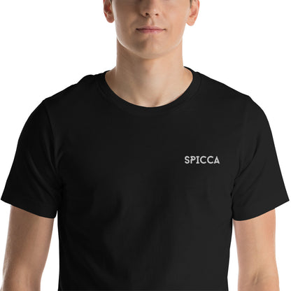 SPICCA EMBROIDERED Unisex t-shirt men tees athletic apparel athletes gear fitness wear gymwear